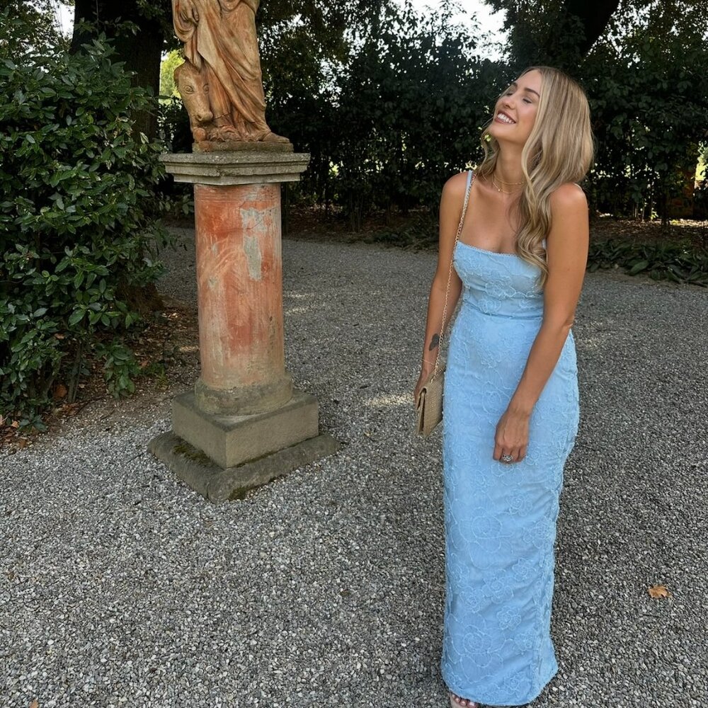 House of CB Eva Floral Lace Gown